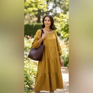 Trina Turk Cassia Tiered Midi Dress